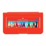 Faber Castell 12'li Altıgen Pastel Plastik Kutu Pastel Boya