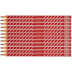 Faber Castell 12'li Kırmızı Silgili Kurşun Kalem