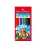 Faber-Castell 12'li Kuru Boya Seti, Renkli Kalemler 8690826163120000