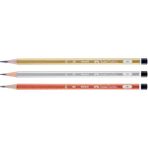 Faber Castell 12'li Metalik Üçgen Bronz 2B Kurşun Kalem