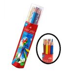 Faber Castell 12'li Plastik Tüp Üçgen Kuru Boya