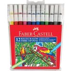 Faber-Castell 12'li Poşet Keçeli Kalem