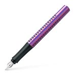 Faber-Castell 140840 - Grip Edition Glam dolma kalem, uç genişliği M, mor, 1 adet