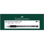 Faber Castell 1425 İğne Uçlu 10'lu Tükenmez Kalem SİYAH