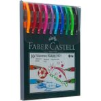 Faber-Castell 1425 Karışık 10'lu Renk Tükenmez Kalem