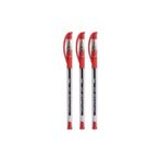 Faber Castell 1425 Kırmızı İğne Uç Tükenmez Kalem, 3'lü Set