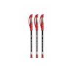 Faber Castell 1425 Kırmızı Iğne Uç Tükenmez Kalem 3lü