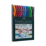 Faber-Castell 1425 Tükenmez Kalem 10 Adet 0.7 mm Renkli Kalem Seti Kaliteli Mürekkep