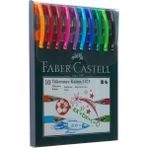 Faber-Castell 1425 Tükenmez Kalem Ailesi 10 Renkli Kalem Seti Ergonomik Tasarım