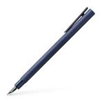 Faber-Castell 146160 - Dolma Kalem Neo Slim Alüminyum, Uç Genişliği M, Koyu Mavi