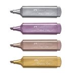 Faber Castell 1546 Metalik 4 Renk Fosforlu Kalem
