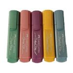 Faber Castell 1546 Metalik 5 Renk Fosforlu Kalem