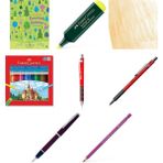 Faber-Castell 1548 Fosforlu Kalem Sarı, Uzun Ömürlü, Yeniden... +7 Parça Fırsat Seti