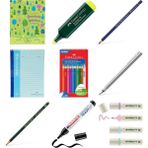 Faber-Castell 1548 Fosforlu Kalem Sarı, Uzun Ömürlü, Yeniden... +8 Parça Fırsat Seti