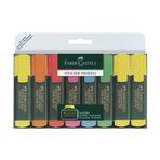 Faber-Castell 1548 Karışık Renk 8'li Fosforlu Kalem