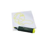 Faber-Castell 154807 - Fosforlu Kalem 48 Sarı, Doldurulabilir, Textliner Superfluorescent, 10 Adet