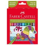 Faber Castell 155242 12 Renk Comfort Fırça Uçlu Keçeli Kalem
