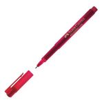 Faber Castell 1554 Broadpen 0.8 mm Kırmızı Kalem
