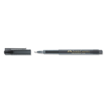 Faber-Castell 1554 Broadpen İnce Uç Gri Keçeli Kalem