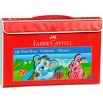 Faber Castell 18 Renk Plastik Çantalı Pastel Boya