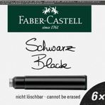 Faber Castell 18550 6"lı Siyah Dolma Kalem Kartuşu