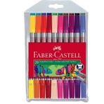 Faber-Castell 20 Renk Çift Taraflı Keçeli Kalem