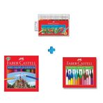 Faber Castell 20'li Keçeli 24'lü Pastel 24'lü Kuru Boyama Seti