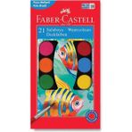 Faber-Castell 21 Renk Büyük Boy Sulu Boya 10 Ölçüler ile Çocuklar için Uygun Kaliteli Boyalar - -- - 11