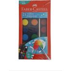 Faber-Castell 21 Renk Sulu Boya Parlak ve Örtücü Renkler ile Yaratıcılığı - Renkli