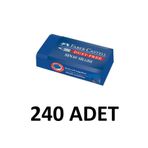 Faber Castell 240 Adet Orta Boy Mavi Sınav Silgisi