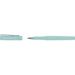Faber-Castell 241009 dolma kalem Poly Pen, Karayip mavisi gövde, orta tüy, ergonomik kavramalı geri dönüştürülmüş plastikten yapılmıştır, akıcı yazma, öğrenciler için ideal