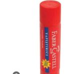 Faber Castell 3 Adet 20 Gram Stick Yapıştırıcı Kırmızı Renk Uzun Süreli Kullanım İçin Ekonomik Paket
