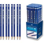 Faber-Castell 3 Adet Johann Faber Sınav Kalemi Ahşap Malzeme ile Ergonomik Tasarım