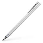 Faber-Castell 342000 Neo Slim Parlak Çelik M Uçlu Dolma Kalem