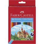 Faber-Castell 36 Renkli Kuru Boya Kalemi Karton Kutu 1 Paket Parlak ve Yoğun Renkler