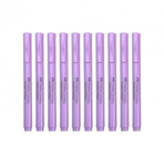 Faber Castell 38 10 Adet Pastel Mor Fosforlu Kalem