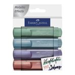 Faber Castell 4 Renk Metalik Fosforlu Kalem 2021