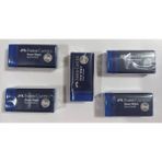 Faber Castell 5 Adet Orta Boy Mavi Sınav Silgisi