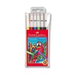 Faber Castell 5067155106 Karışık Renk 6'lı Poşet Keçeli Kalem