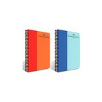 Faber Castell 5075000136 Bicolor Spiralli 140 Yaprak Çizgili Plastik Kapak Defter