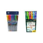 Faber-Castell 5+1 Renkli Tükenmez Kalem ve Pensan Trıball 8 Renk Tükenmez Kalem