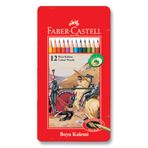 Faber-Castell 5170115844000 12 Renk Metal Kutu Boya Kalemi