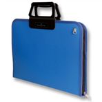 Faber Castell 5177191 Mavi 28x38 cm Fermuarlı Resim Proje Çantası