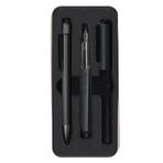 Faber Castell 5191140579000 Hexo Mat Siyah Dolma & Tükenmez Kalem Seti