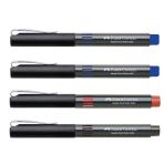 Faber Castell 5405 0.5 mm İğne Uçlu 2 Mavi 1 Kırmızı 1 Siyah Roller Kalem