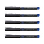 Faber Castell 5405 0.5 mm İğne Uçlu Mavi 5'li Roller Kalem