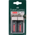 Faber-Castell 5500188920 Siyah 2'li Plastik Silgi
