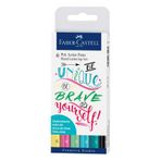 Faber Castell 5786181 6 Parça Pitt Artist Pen Fırça Uçlu El Yazısı Seti
