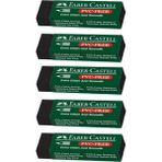 Faber Castell 5'li Siyah Büyük Boy Silgi