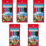 Faber-Castell 5x12 Renk Tam Boy Karton Kutu Boya Kalemi